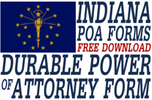 Stg Indiana Indiana Durable Power of Attorney Form - Durable Power of Attorney